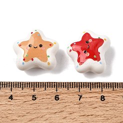 Printed Opaque Acrylic Beads&nbsp;OACR-Z039-05