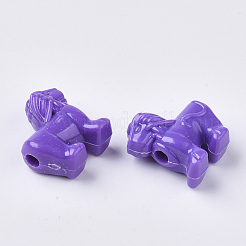 ポリスチレンプラスチックビーズ  混合動物の形  ミックスカラー  14~27x14~25x8~11mm  穴：3.5~4mm&nbsp;X-KY-Q055-002