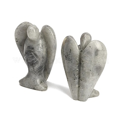 Natural Labradorite Carved Angel Figurines&nbsp;G-O200-03J-11