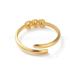 304 Stainless Steel Rhinestone Cuff Rings&nbsp;RJEW-M171-17G