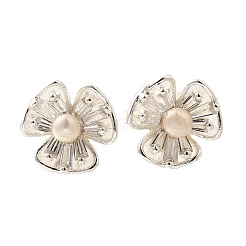 Natural Pearl Ear Studs&nbsp;EJEW-L099-10S