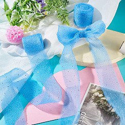 2Rolls Polyester Hot-fix Rhinestone Raw Edges Ribbon&nbsp;OCOR-TA0003-95K