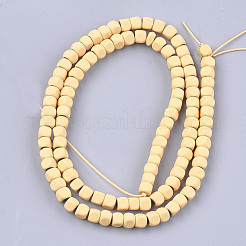Spray Painted Non-magnetic Synthetic Hematite Beads Strands&nbsp;G-T116-14-07