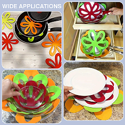 4Pcs Non-woven Felt Fabric Hot Pads&nbsp;AJEW-WH0077-227