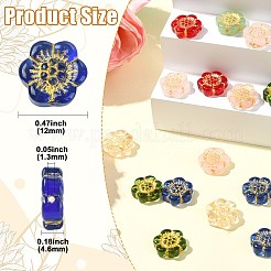 70Pcs 7 Colors Transparent Glass Beads&nbsp;GLAA-CJ0002-92