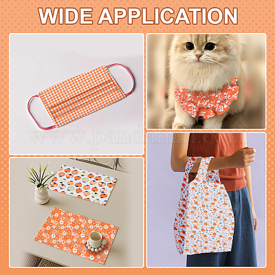 Cotton Fabric&nbsp;DIY-WH0504-869A-1