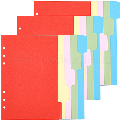 Paper Binder Dividers&nbsp;AJEW-WH20011-04B-04-1