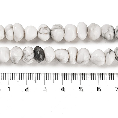 Natural Howlite Beads Strands&nbsp;G-G053-C09-01-1