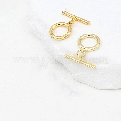 Brass Toggle Clasps&nbsp;FIND-TAC0036-14A-01G-1
