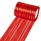 Valentines Day Gifts Boxes Packages Single Face Satin Ribbon, Polyester Ribbon, Red, 3/8 inch(10mm) wide, 25yards/roll(22.86m/roll), 10rolls/group, 250yards/group(228.6m/group)