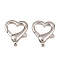 Alloy Lobster Claw Clasp, Stainless Steel Color, 26x22x5.5mm, Hole: 2.1mm