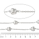 304 Stainless Steel Crown Link Chains&nbsp;CHS-Z004-10P-3