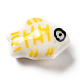 Handmade Printed Porcelain Beads&nbsp;PORC-F005-03B-2