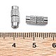 Column Brass Screw Clasps&nbsp;KK-M143-01-3