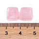 アクリルビーズ  イミテーション翡翠  キューブ  ラベンダーブラッシュ  9x8x8mm  穴：2mm  833個/ 500g&nbsp;OACR-H120-01G-3