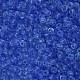 ガラスシードビーズ  トランスペアレント  ラウンド  ライトブルー  6/0  4mm  穴：1.5mm  約300粒/30g&nbsp;X2-SEED-A004-4mm-6-2