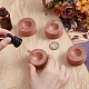 Flat Round Wooden Aromatherapy Diffuser&nbsp;AJEW-WH0077-209-3