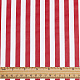 縞模様の綿織物  長方形  レッド  1000x1600x0.2mm&nbsp;DIY-PH0037-96D-1