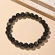 Natural Golden Sheen Obsidian Bead Stretch Bracelets&nbsp;BJEW-K212-B-020-2