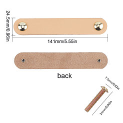 PU Leather Door Handles&nbsp;FIND-WH0052-52C