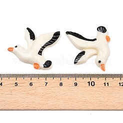オペーク樹脂カボション  ホワイト  シーミュー  29x33x6mm&nbsp;RESI-XCP0002-65B