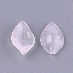 Transparent Spray Painted Glass Pendants&nbsp;GLAA-S183-13A
