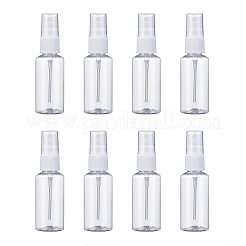 30ml PPプラスチックプレススプレーボトル  メイクアップツール  ランダム単色またはランダム混色  3x9.5~10cm  30ml /瓶&nbsp;LS-MRMJ-F006-12
