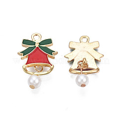 Rack Plating Alloy Enamel Pendants&nbsp;ENAM-N055-153A