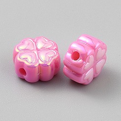 UV Plating Opaque Acrylic Beads&nbsp;LS-SACR-CJC0003-02A