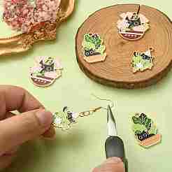 15Pcs 3 Styles Alloy Enamel Pendants&nbsp;ENAM-CJ0004-18