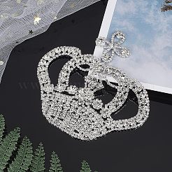 Crown Glass Rhinestone Patches&nbsp;DIY-WH0260-81A