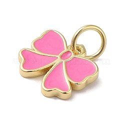 Rack Plating Brass Enamel Charms&nbsp;KK-B092-13G-01