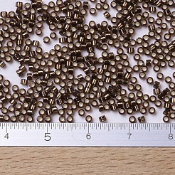 MIYUKIデリカビーズ  シリンダー  日本製シードビーズ  11/0  （db0150)シルバー裏地ルートビール  1.3x1.6mm  穴：0.8mm  約2000PCS /ボトル  10 G /ボトル&nbsp;SEED-JP0008-DB0150