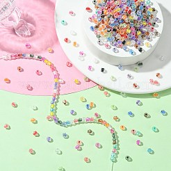 500Pcs Transparent Glass Beads&nbsp;FIND-CJ0002-77