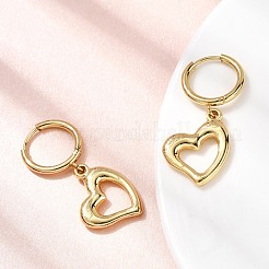 304 Stainless Steel Hoop Earrings&nbsp;EJEW-P329-02B-G