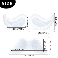 Angel Wing Jewelry Tray Silicone Molds&nbsp;DIY-SC0010-27