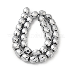 Electroplated Non-Magnetic Synthetic Hematite Beads Strands&nbsp;G-P518-05C