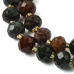 Natural Indian Agate Beads Strands&nbsp;G-D105-B02