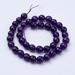 Natural Malaysia Jade Bead Strands&nbsp;G-F488-8mm-19