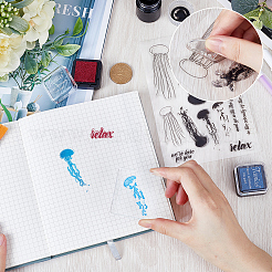 Clear Silicone Stamps&nbsp;DIY-WH0504-56B