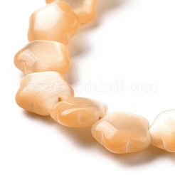 キャッツアイビーズ連売り  スター  ミックスカラー  9.5x10x4mm  穴：1mm  約41~42個/連  14.37~14.57インチ（36.5~37cm）&nbsp;CE-C006-03B