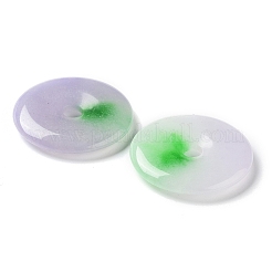 Dyed Natural White Jade Pendants&nbsp;G-Q016-05D-04