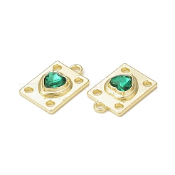 Rack Plating Alloy Glass Pendants&nbsp;PALLOY-P291-06G-01