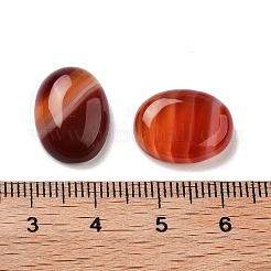 Dyed & Heated Natural Banded Agate Cabochons&nbsp;G-G145-01B-15