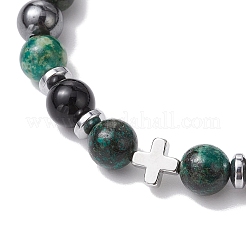 Gemstone Braided Bead Bracelets&nbsp;BJEW-JB11139-04