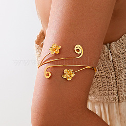 Alloy Upper Arm Cuff Bangles for Women&nbsp;WGB484A-01