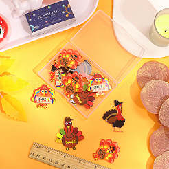 16Pcs 4 Styles Thanksgiving Day Opaque Acrylic Pendants&nbsp;SACR-SC0001-18