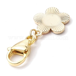 蝶と花の合金エナメルペンダント装飾  304ステンレススチール製カニカン留め具、バッグ飾り用チャーム  ミックスカラー  34~35mm  2個/セット&nbsp;HJEW-JM02362