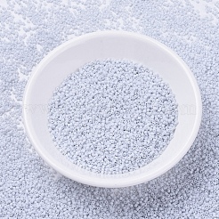 MIYUKIデリカビーズ  シリンダー  日本製シードビーズ  11/0  （db0357)マット不透明な淡いブルーグレー  1.3x1.6mm  穴：0.8mm  約2000PCS /ボトル  10 G /ボトル&nbsp;SEED-JP0008-DB0357