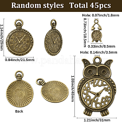 1 Bags Tibetan Style Alloy Pendants&nbsp;FIND-SC0018-06AB